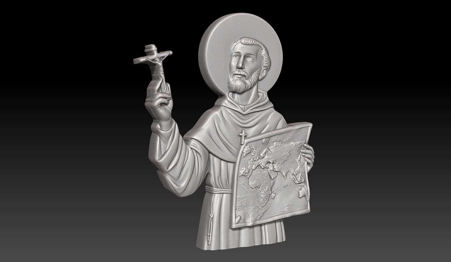 Saint Francis Xavier - 250508 3D print model_2