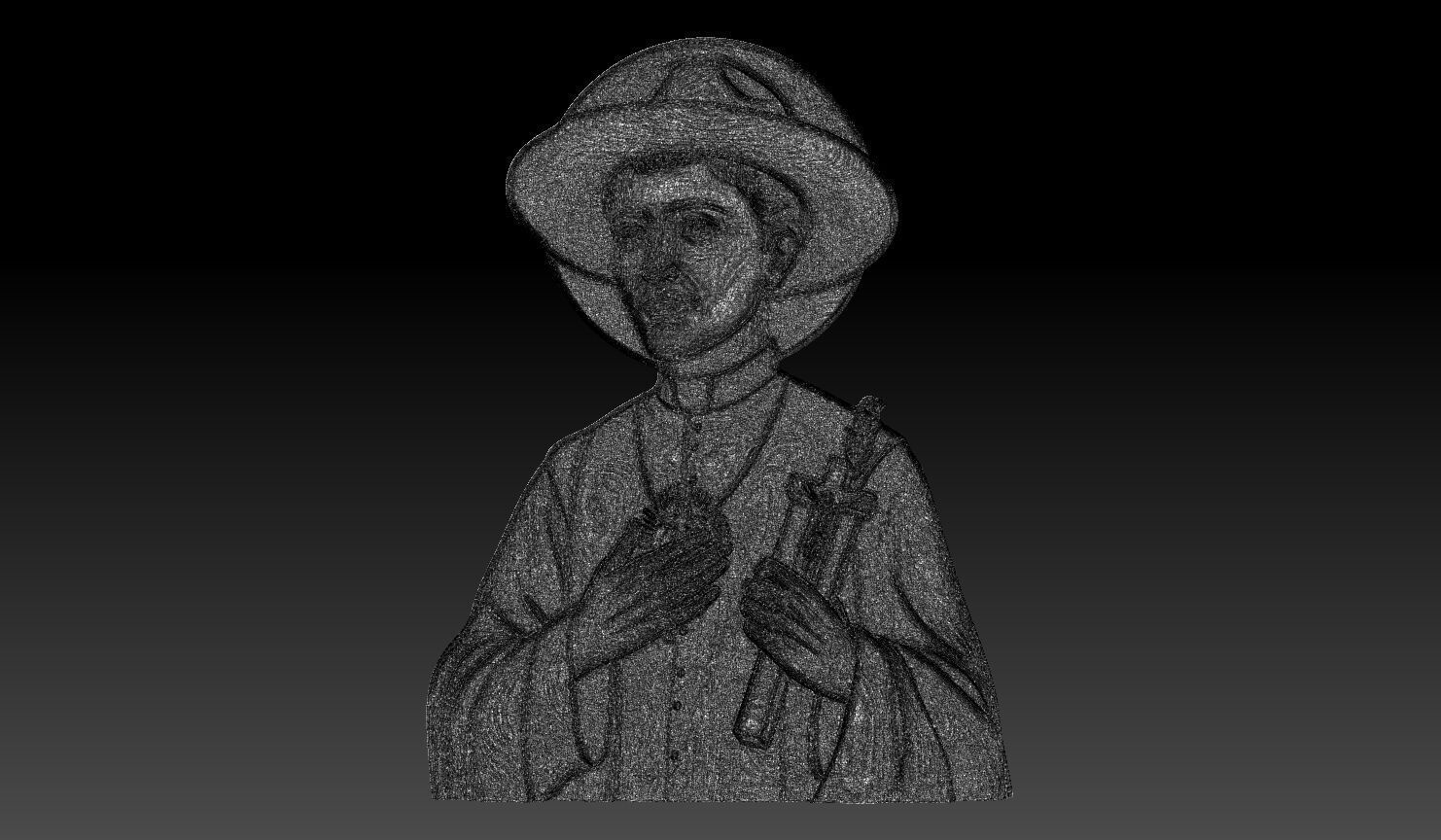 Saint Damien of Molokai - 250508 3D print model_6