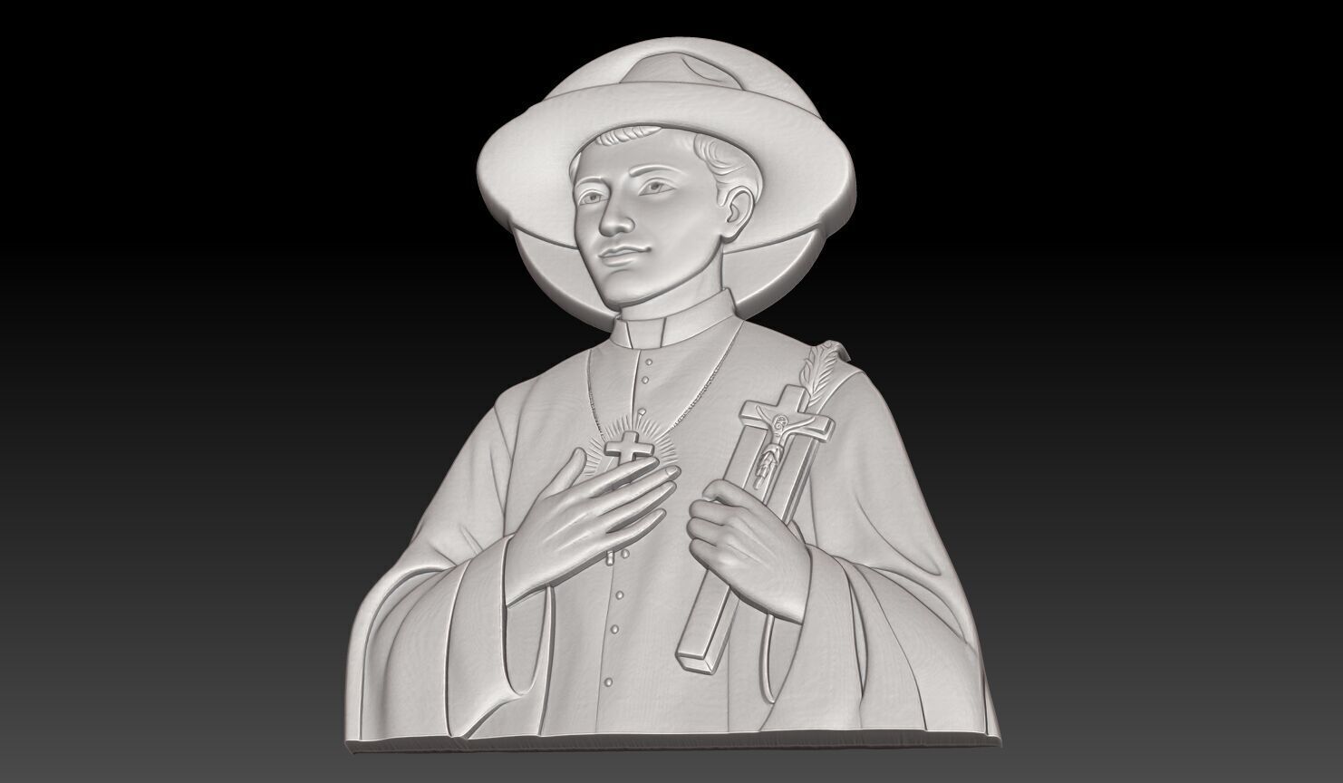 Saint Damien of Molokai - 250508 3D print model_4