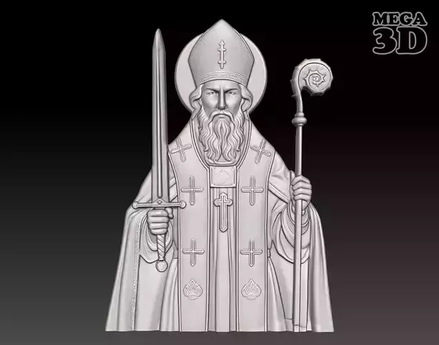 Saint Boniface of Mainz - 250508 3D print model
