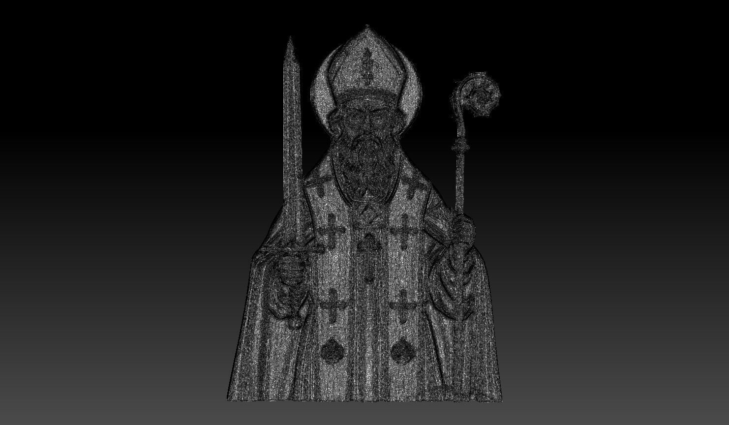 Saint Boniface of Mainz - 250508 3D print model_6