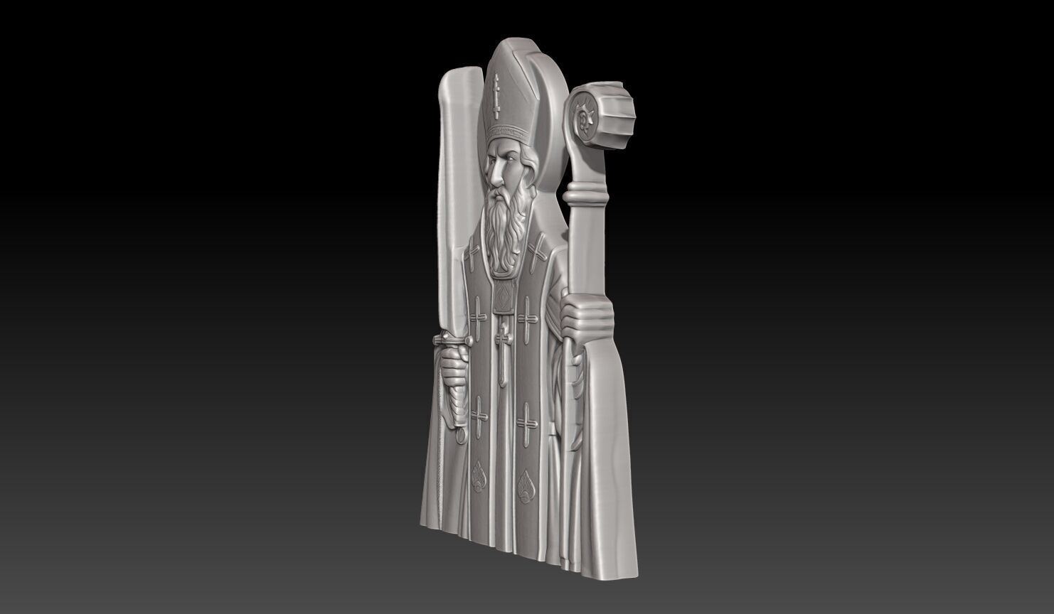 Saint Boniface of Mainz - 250508 3D print model_1
