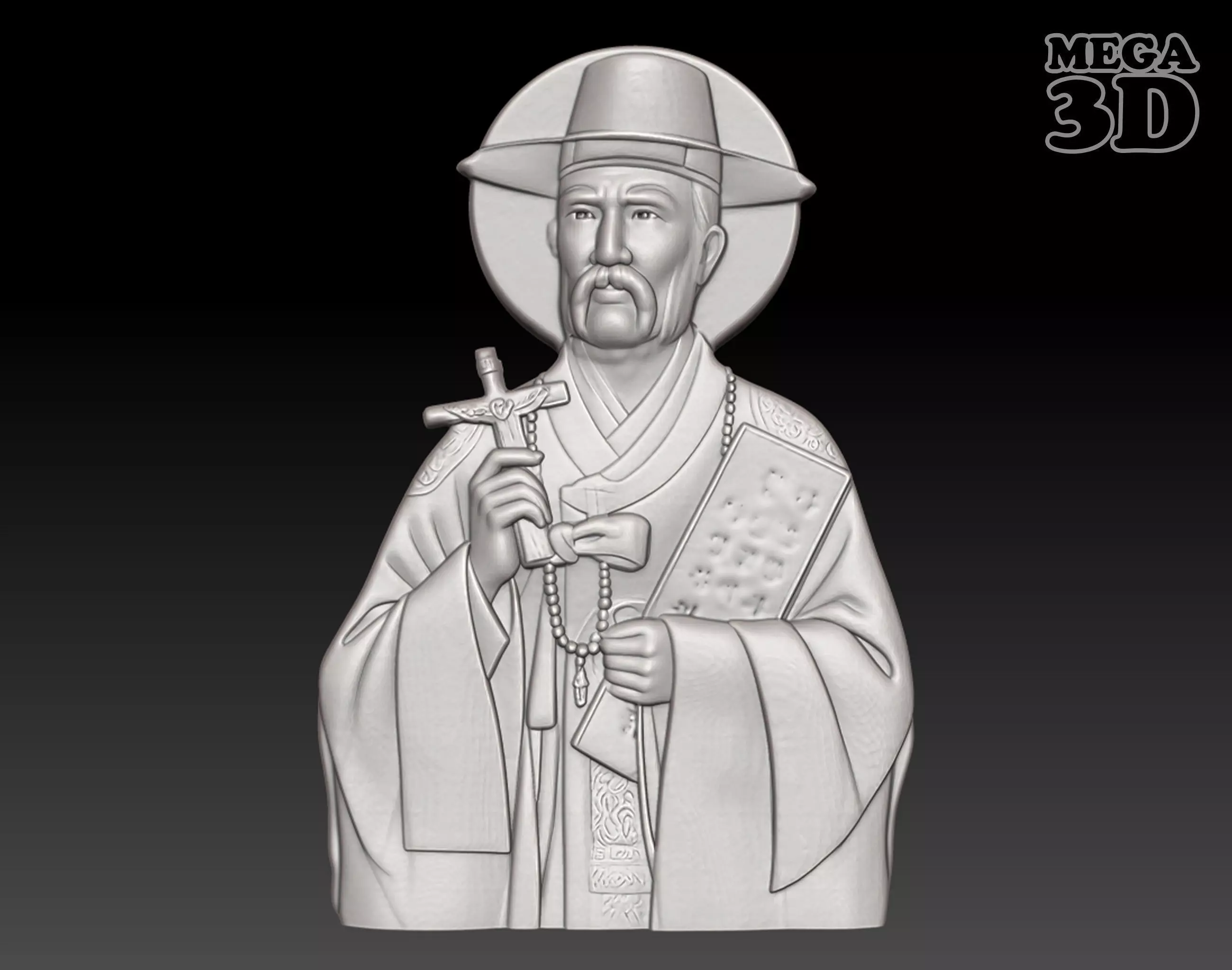 Saint Andrew Kim Taegon - 250508 3D print model_0