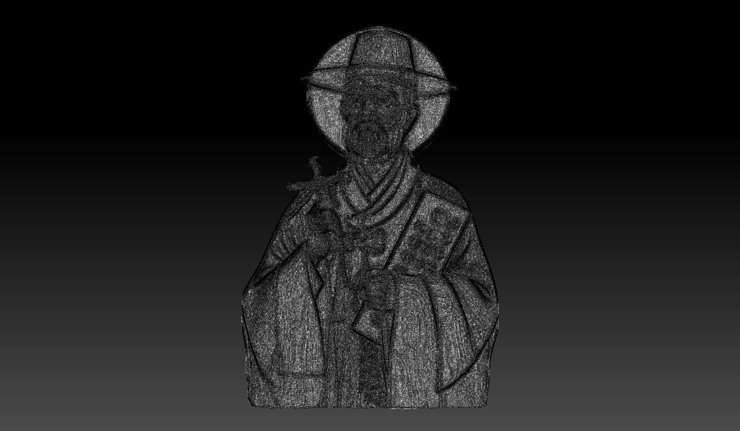 Saint Andrew Kim Taegon - 250508 3D print model_6