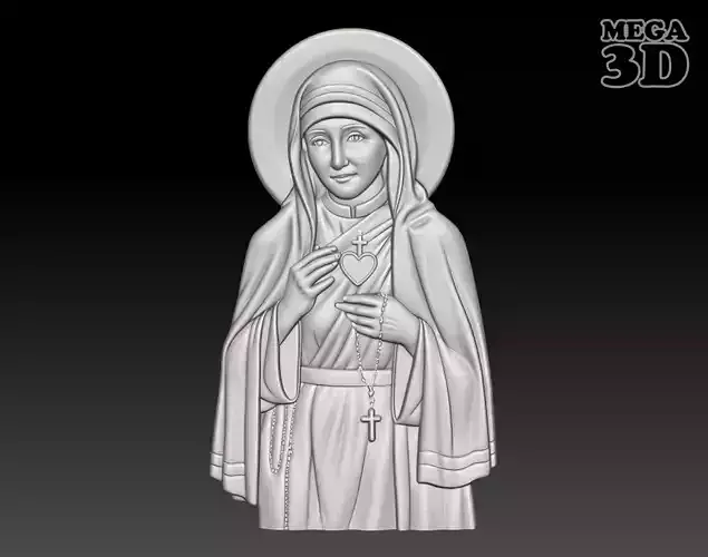 Mother Teresa - 250508 3D print model