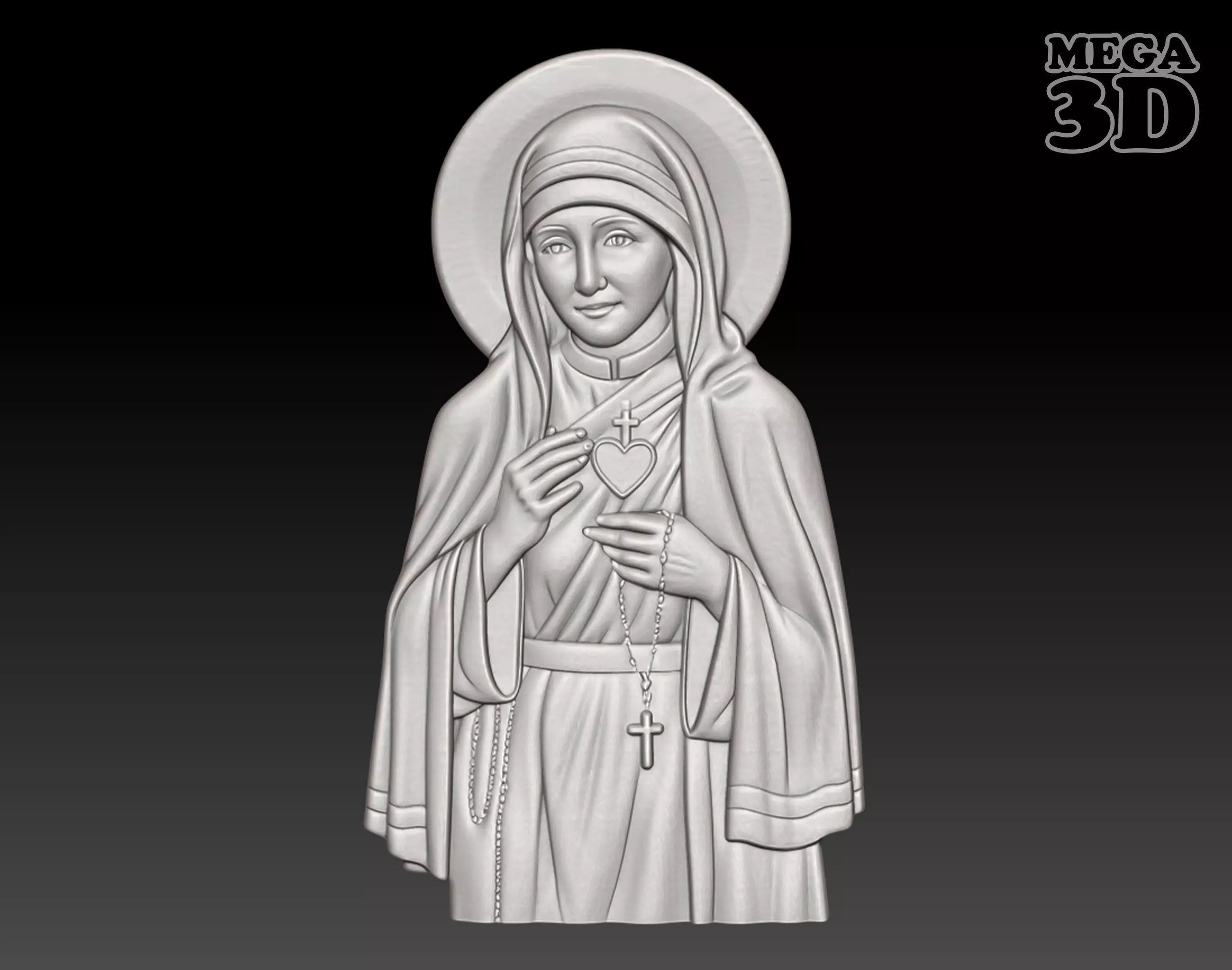 Mother Teresa - 250508 3D print model_0