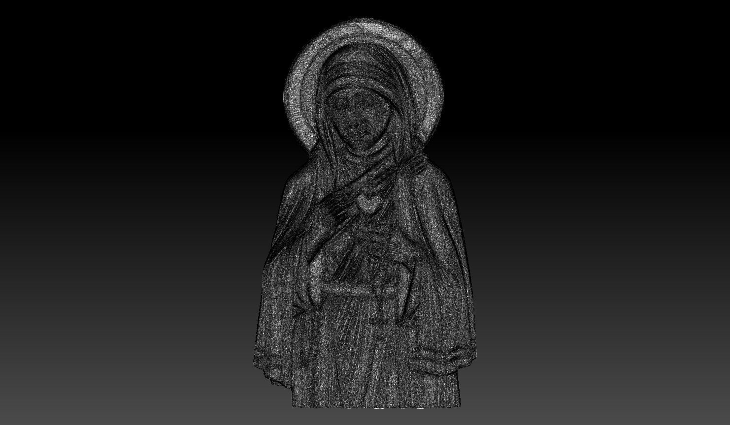 Mother Teresa - 250508 3D print model_6