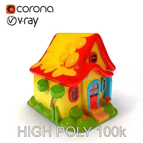 Cartoon House Model Pack for Animation and Games