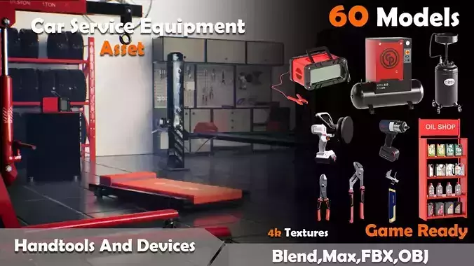 60 Car Service Equipment Asset