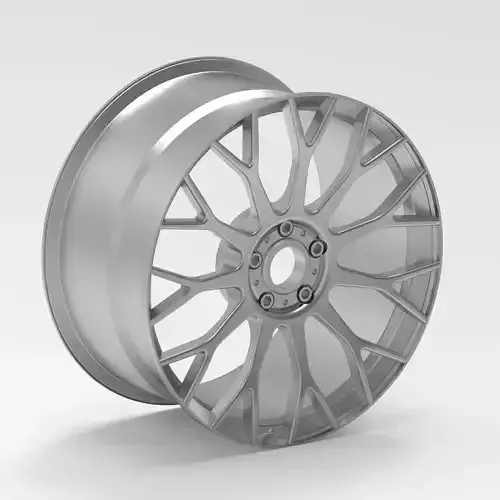 RC Car Racing Style Multi-Spoke Wheel 3D print model