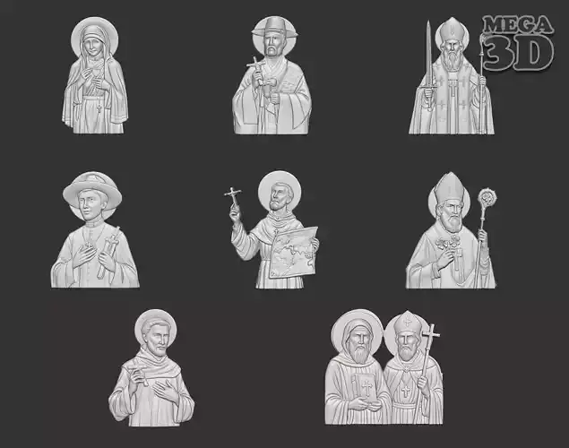 Missionary Saints and Evangelizers - 250508 3D Model Collection