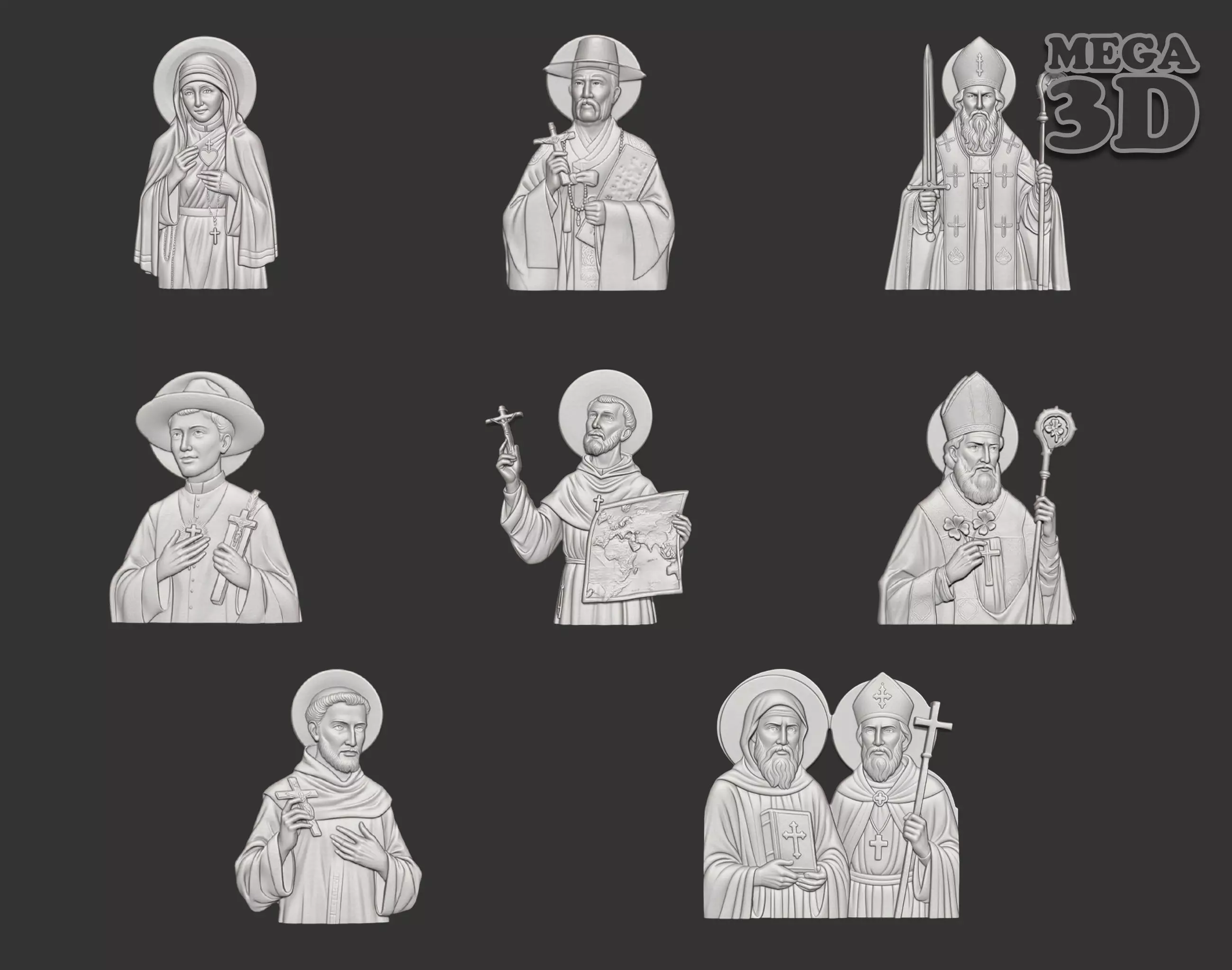Missionary Saints and Evangelizers - 250508 3D Model Collection_0