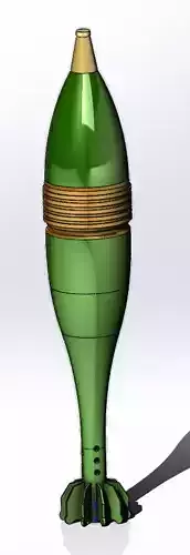 120mm Training Mine Model