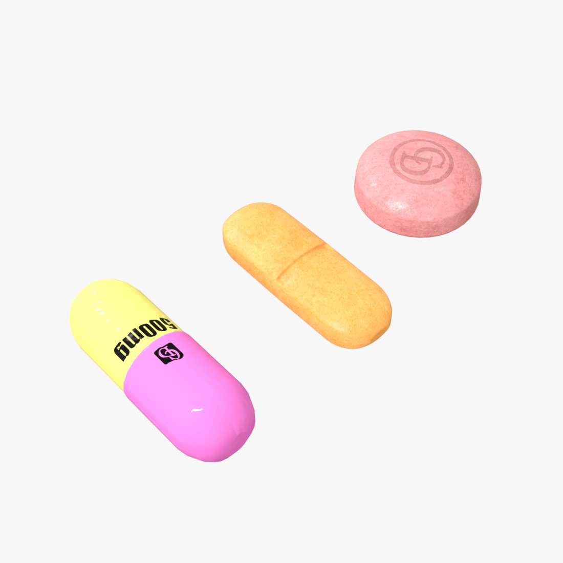 First Aid Box Medical Rigged Low-poly 3D model_14