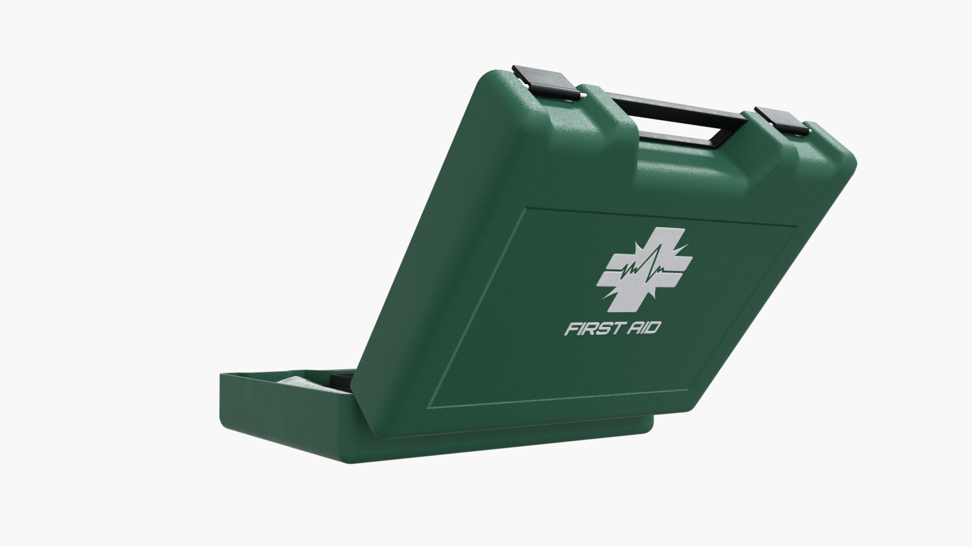 First Aid Box Medical Rigged Low-poly 3D model_4