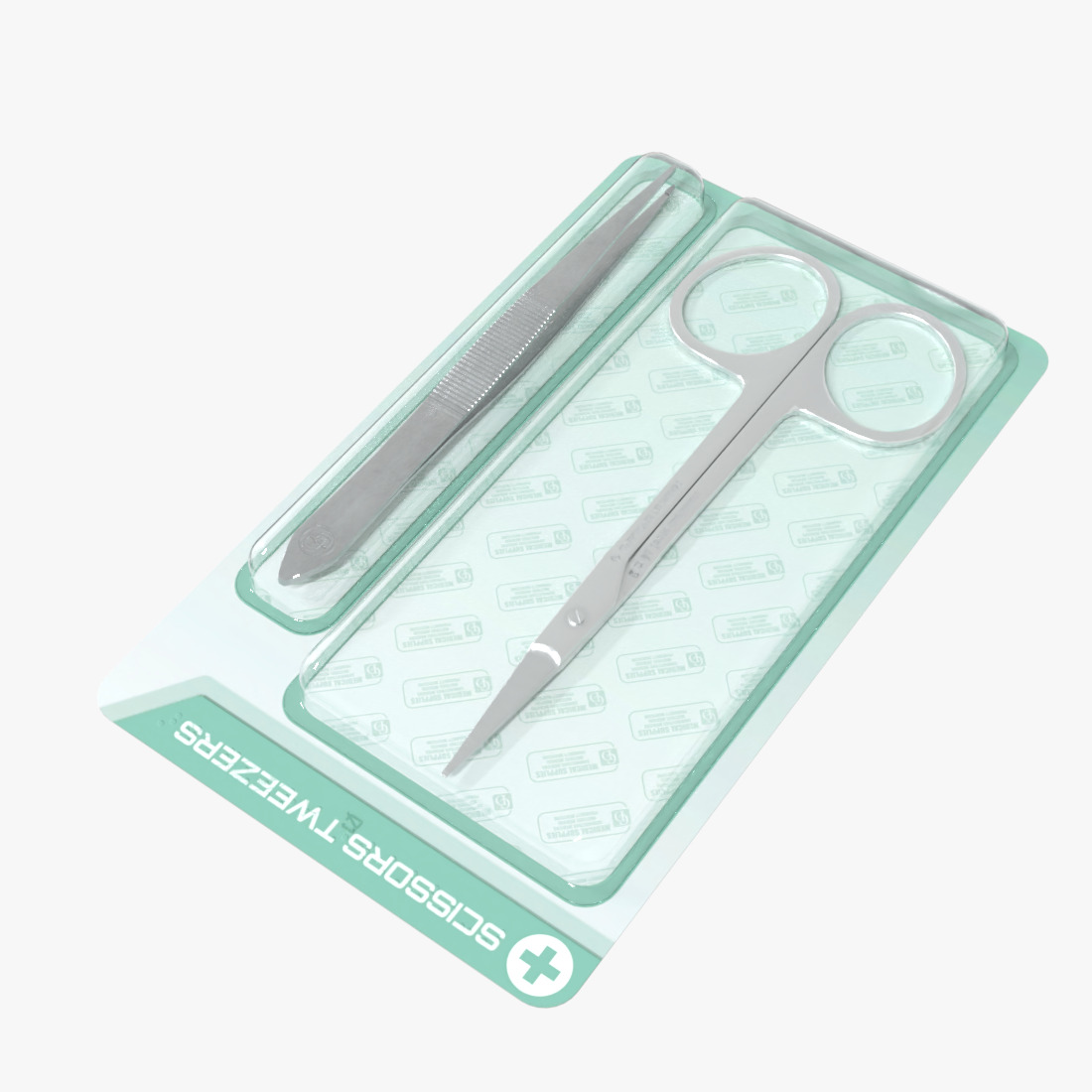 First Aid Box Medical Rigged Low-poly 3D model_5