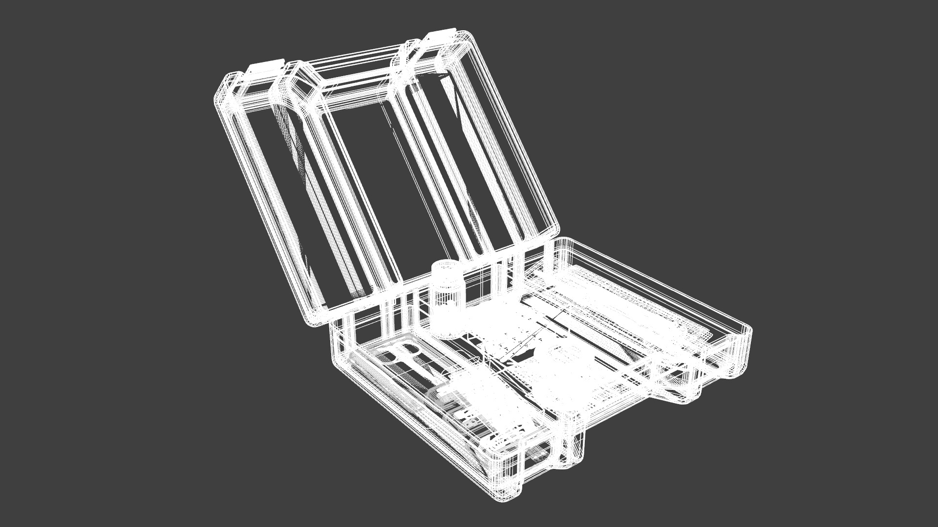 First Aid Box Medical Rigged Low-poly 3D model_20