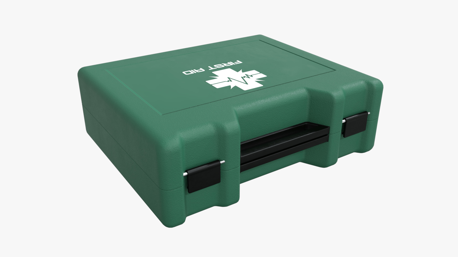 First Aid Box Medical Rigged Low-poly 3D model_13