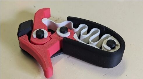 Cock and Pull Fidget  3D print model_4