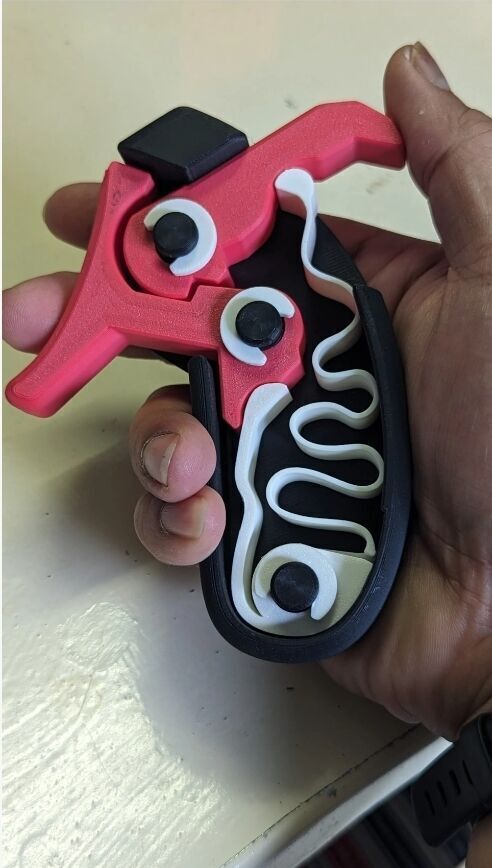 Cock and Pull Fidget  3D print model_3