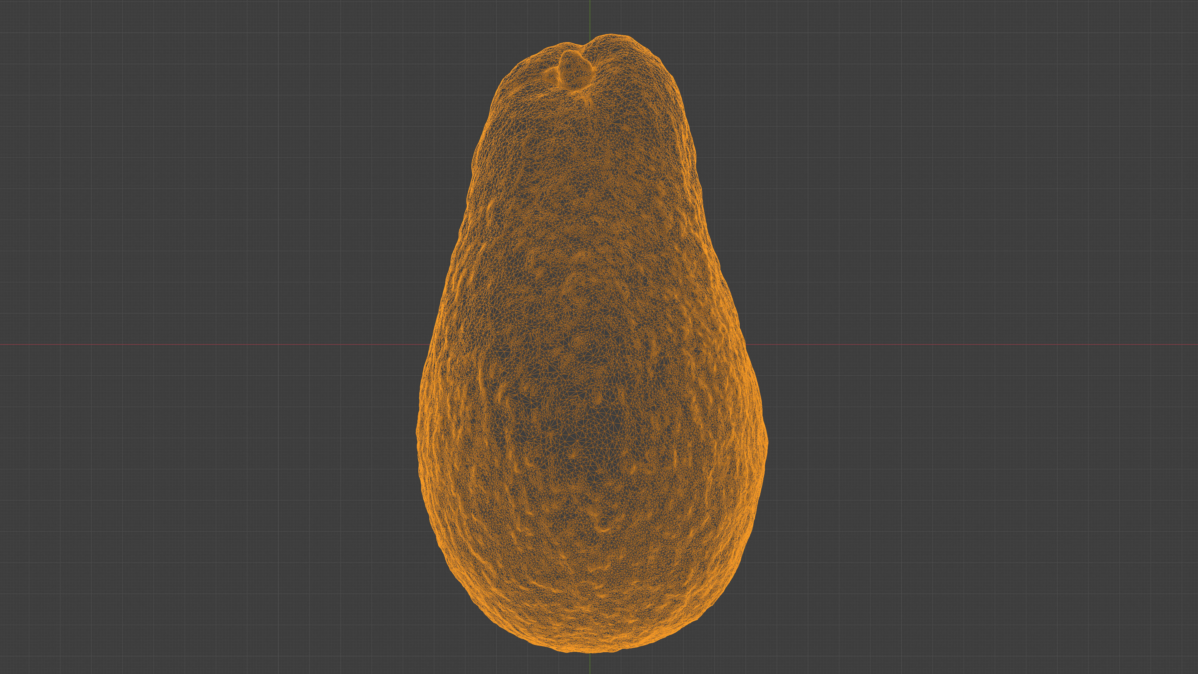 Photorealistic 3D Scanned Avocado Low-poly 3D model_37