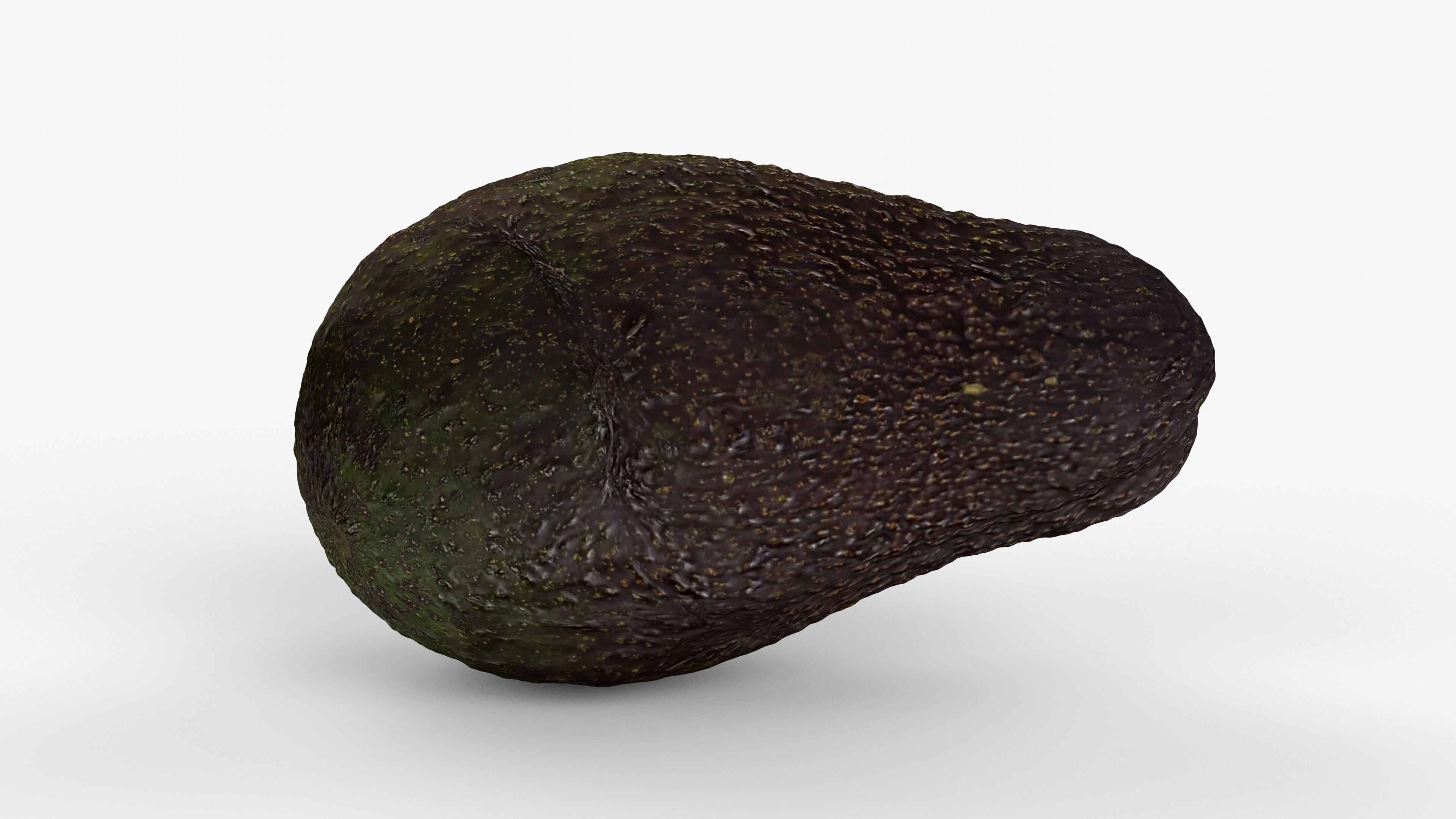 Photorealistic 3D Scanned Avocado Low-poly 3D model_10