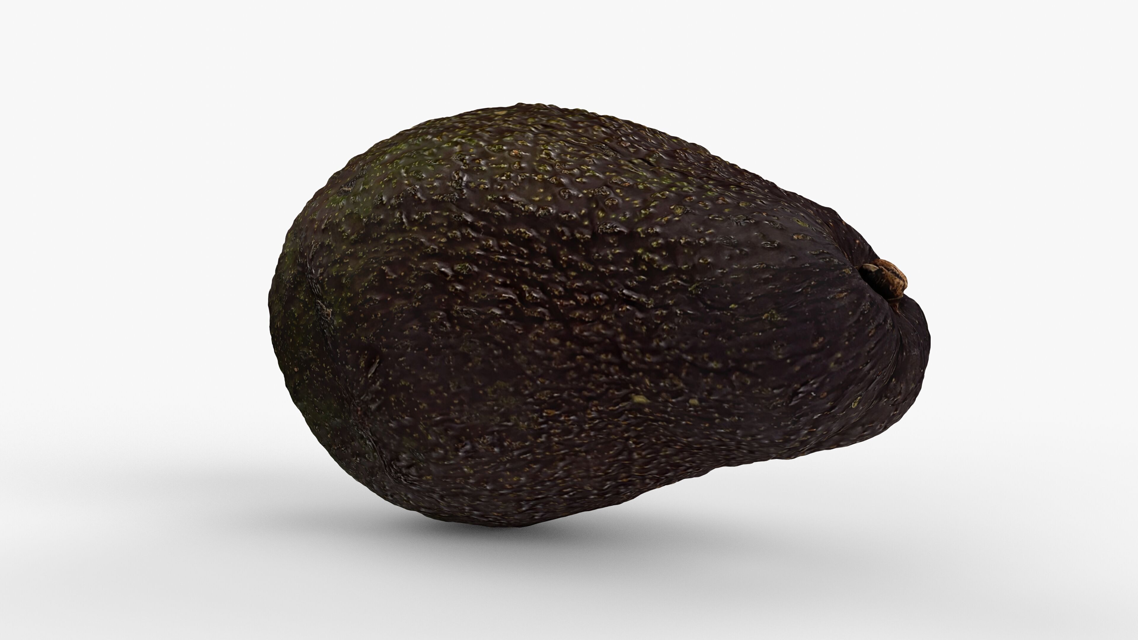 Photorealistic 3D Scanned Avocado Low-poly 3D model_7