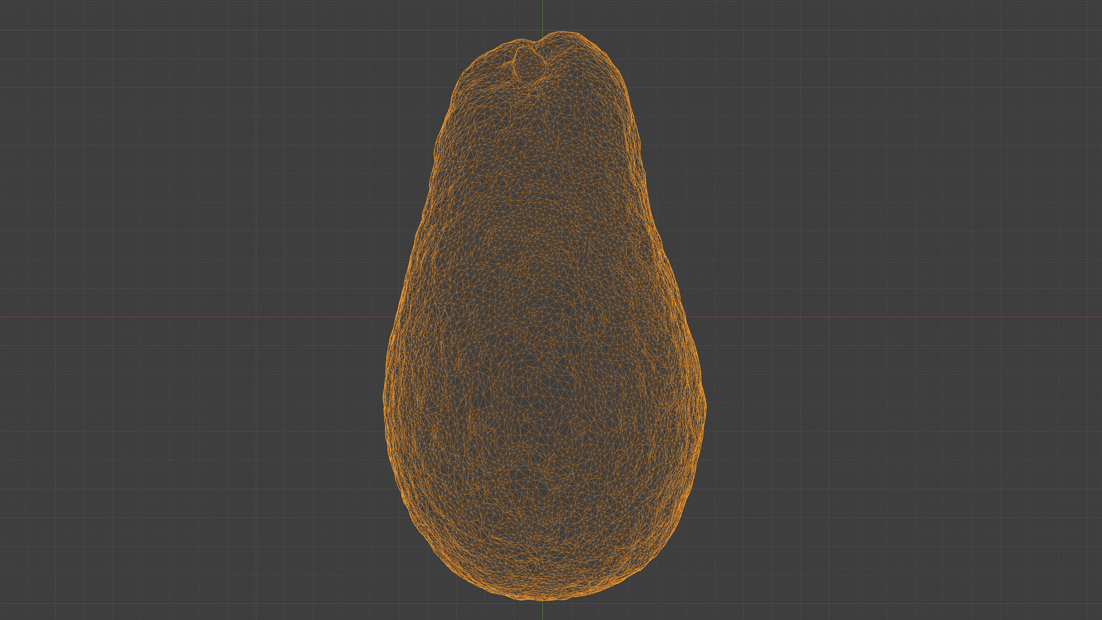 Photorealistic 3D Scanned Avocado Low-poly 3D model_31