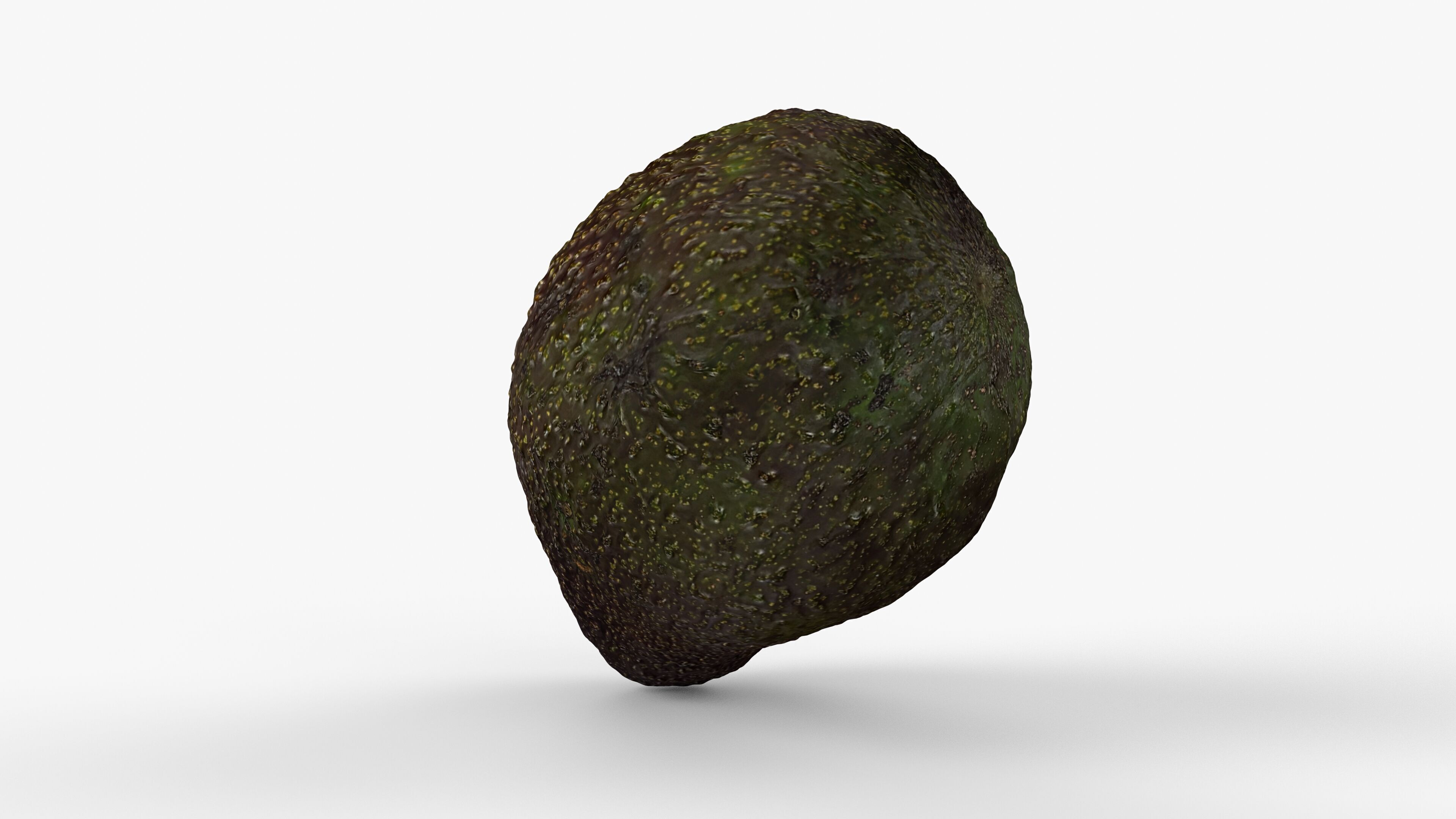 Photorealistic 3D Scanned Avocado Low-poly 3D model_8