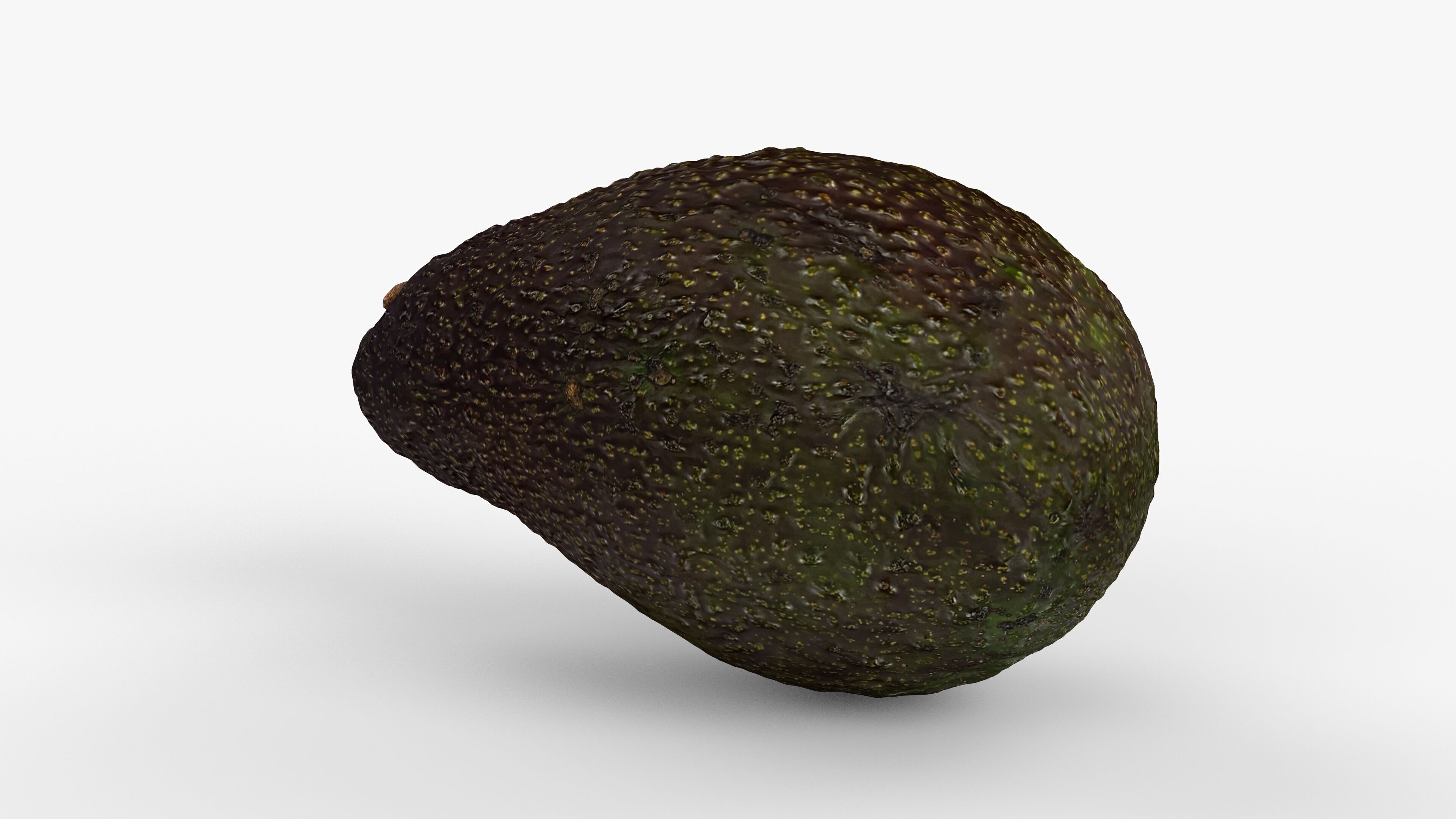Photorealistic 3D Scanned Avocado Low-poly 3D model_5