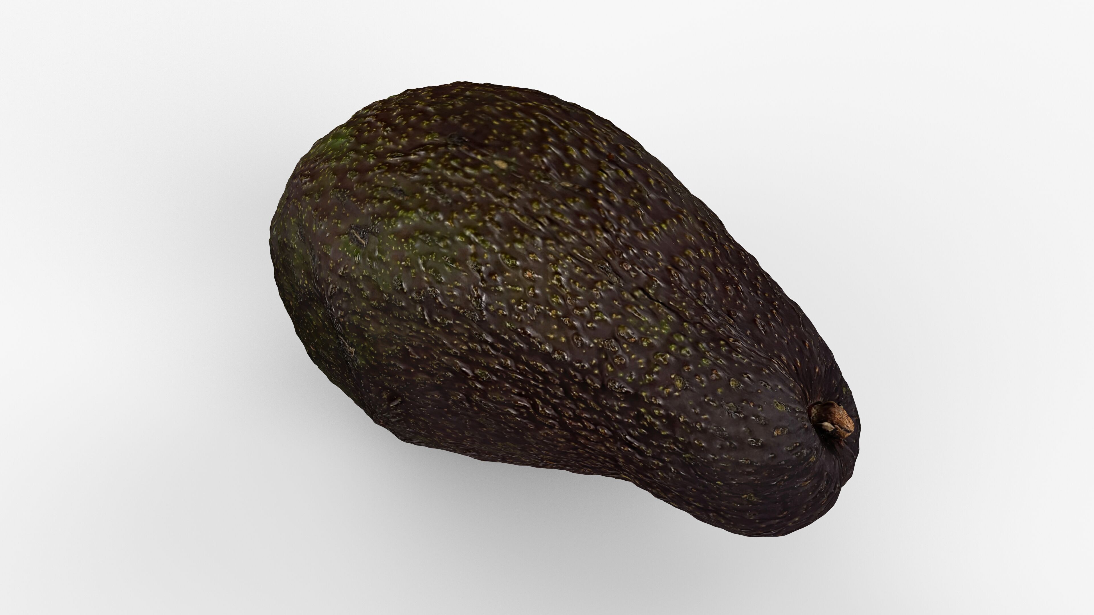 Photorealistic 3D Scanned Avocado Low-poly 3D model_13