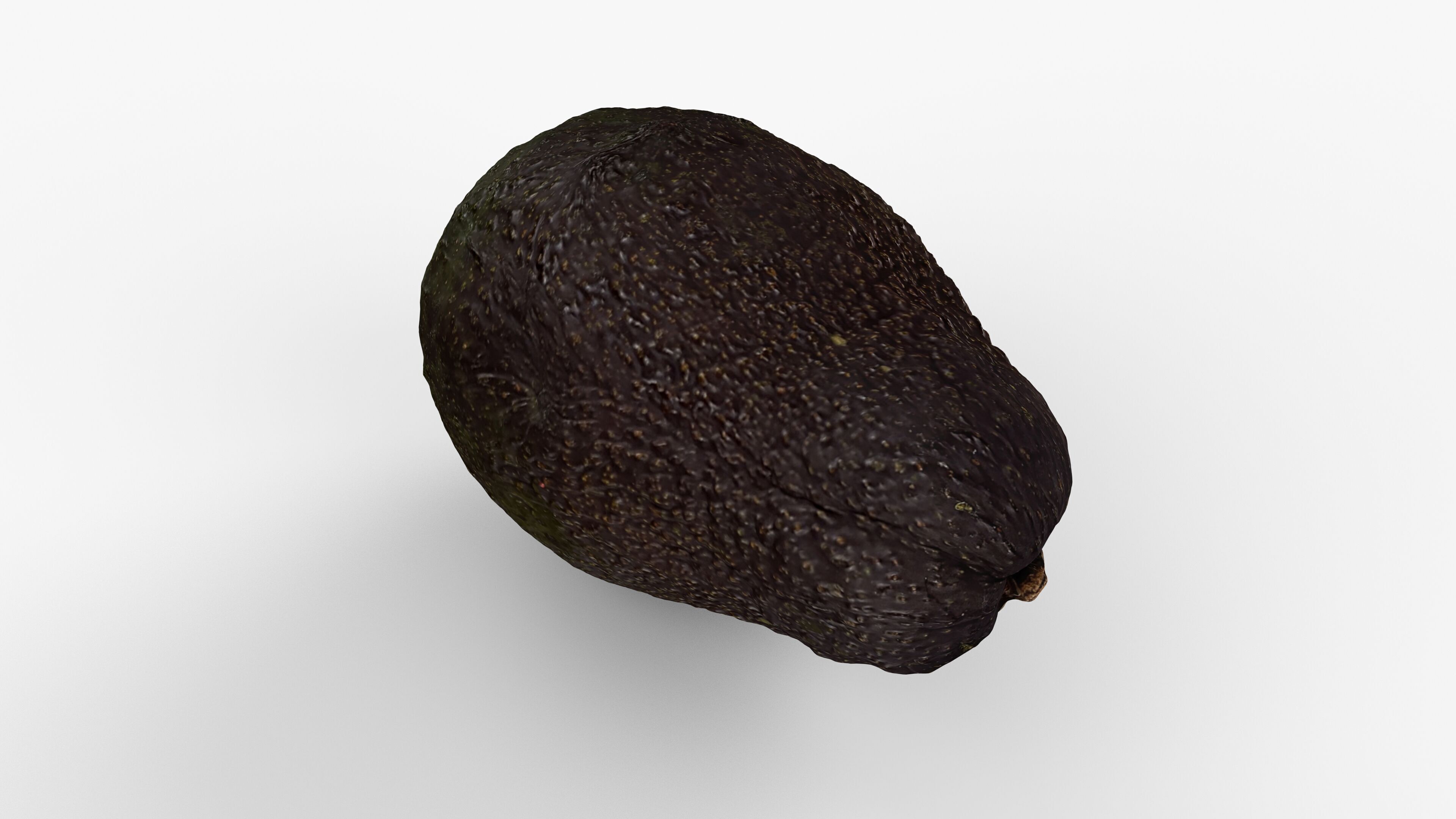 Photorealistic 3D Scanned Avocado Low-poly 3D model_14