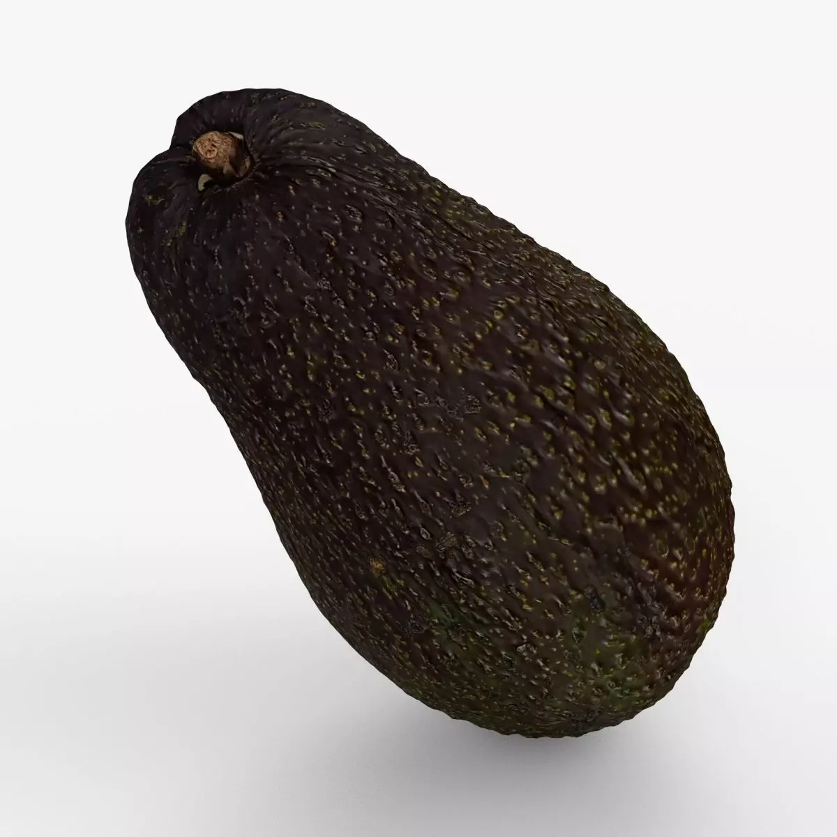 Photorealistic 3D Scanned Avocado Low-poly 3D model_0