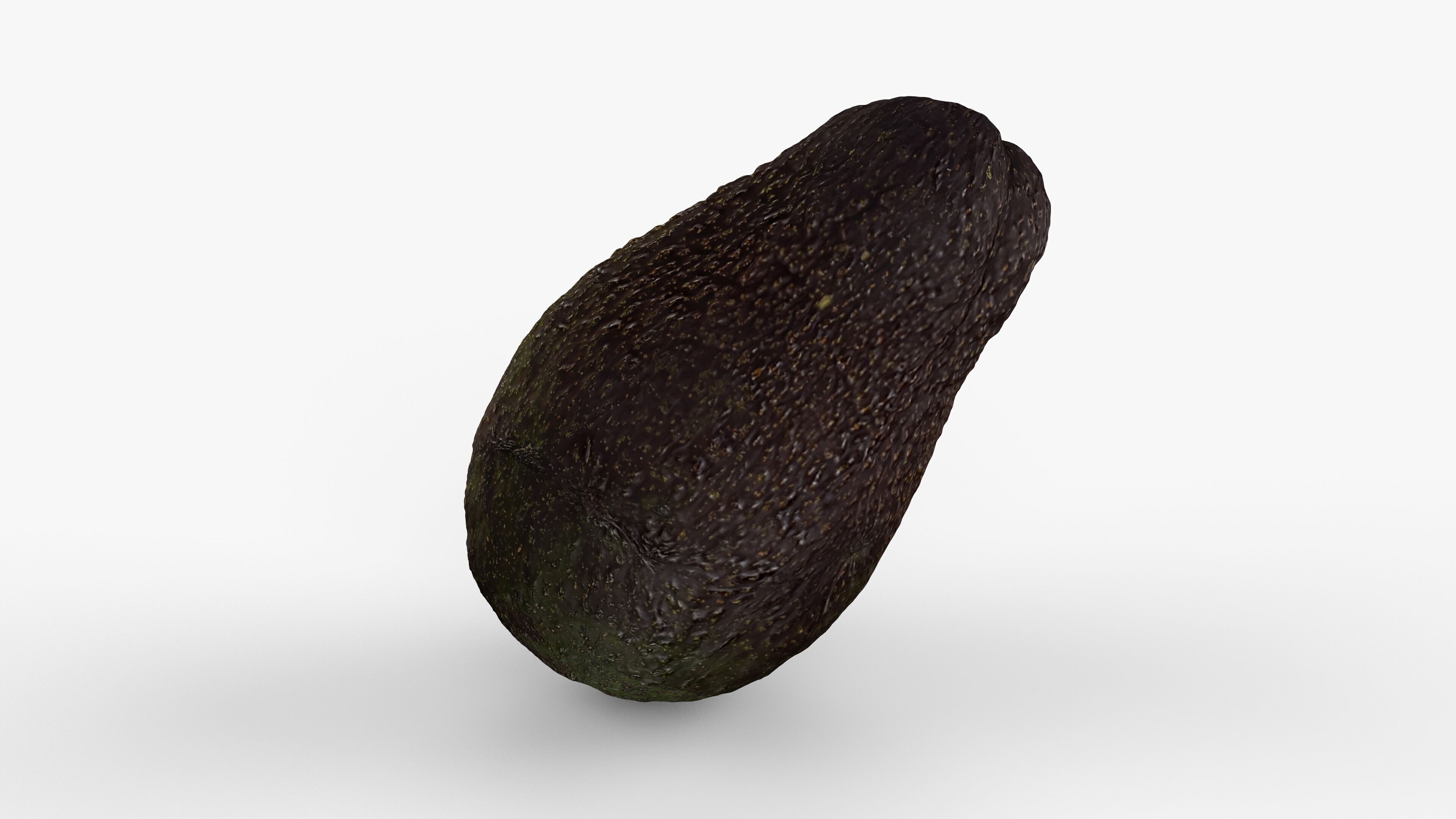 Photorealistic 3D Scanned Avocado Low-poly 3D model_12
