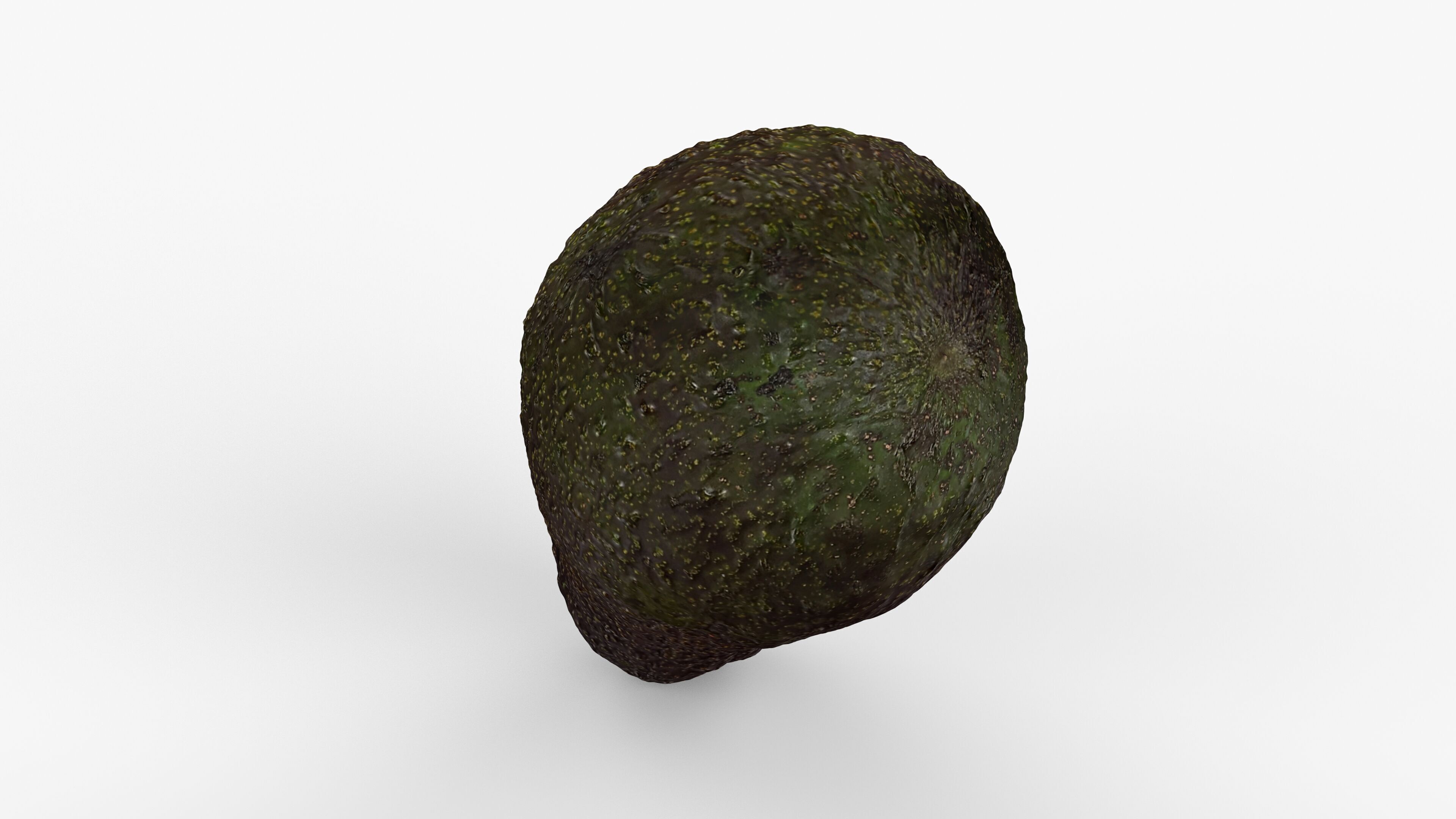 Photorealistic 3D Scanned Avocado Low-poly 3D model_3