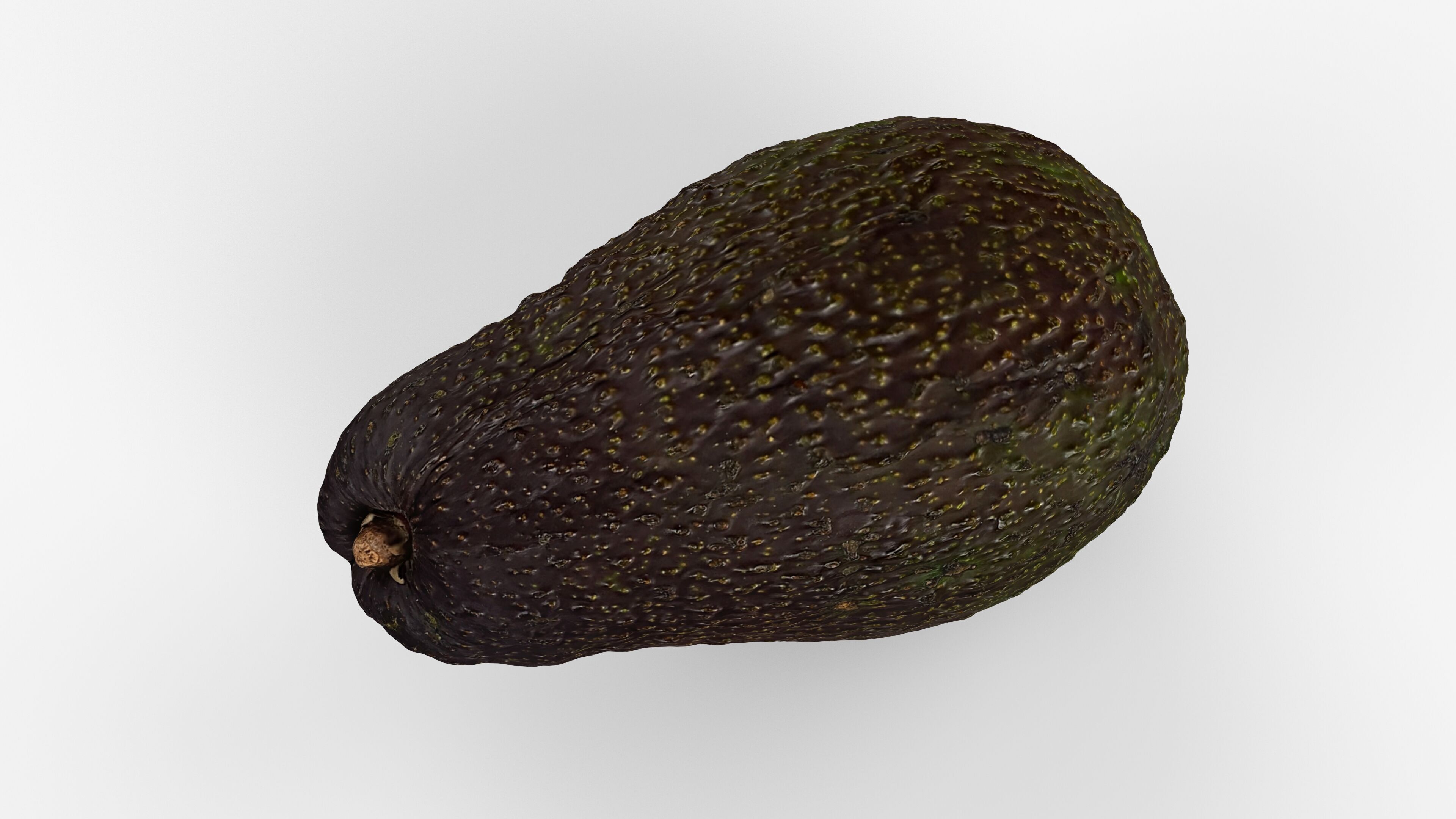 Photorealistic 3D Scanned Avocado Low-poly 3D model_15