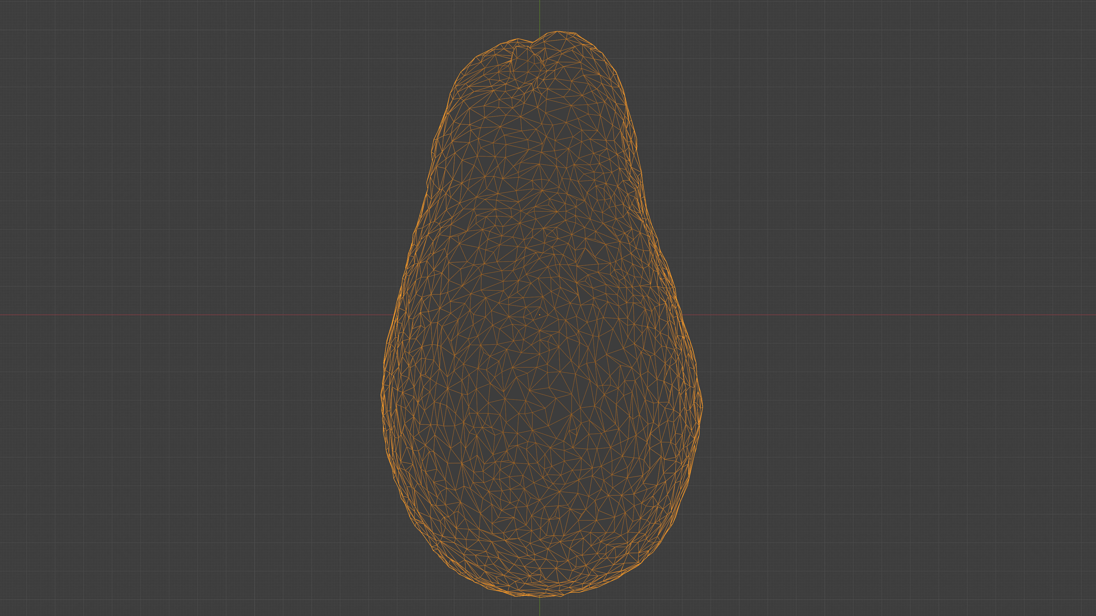 Photorealistic 3D Scanned Avocado Low-poly 3D model_25