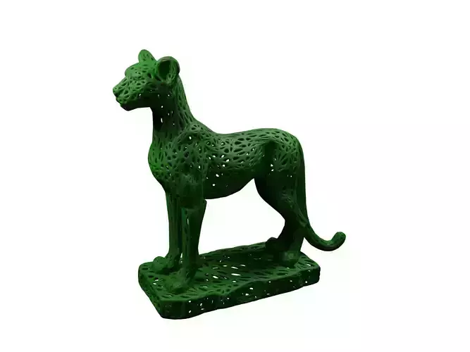 Cheetah Voronoi Style