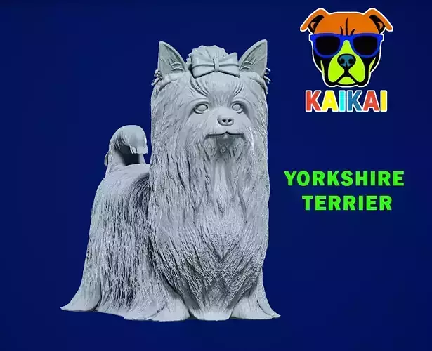 Yorkshire Terrier Dog model - 3D print 3D print model Yorkshire Terrier Dog model - 3D print 3D print model