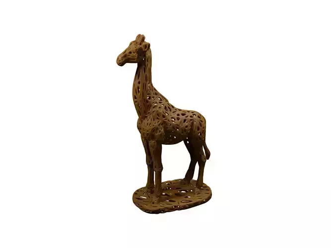 Giraffe Voronoi Style