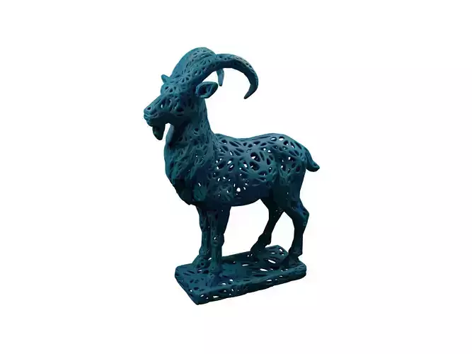 Goat Voronoi Style