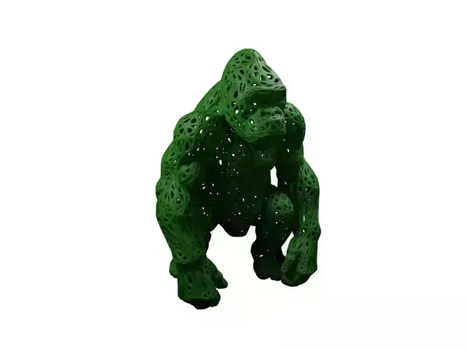 Gorilla Voronoi Style