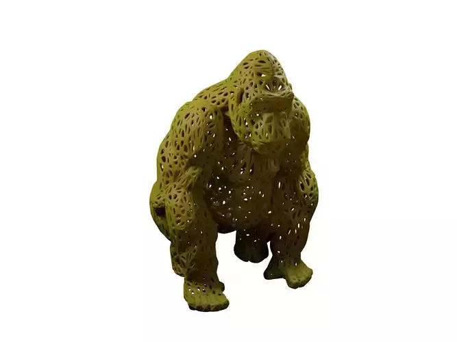 Gorilla Voronoi Style