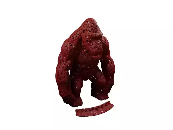 Gorilla Voronoi Style