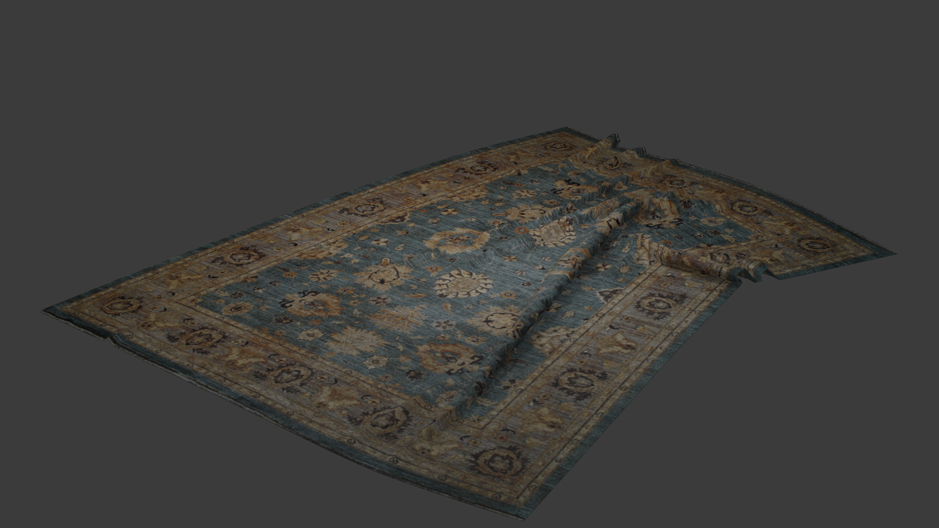 Rug Collection Low-poly 3D model_5