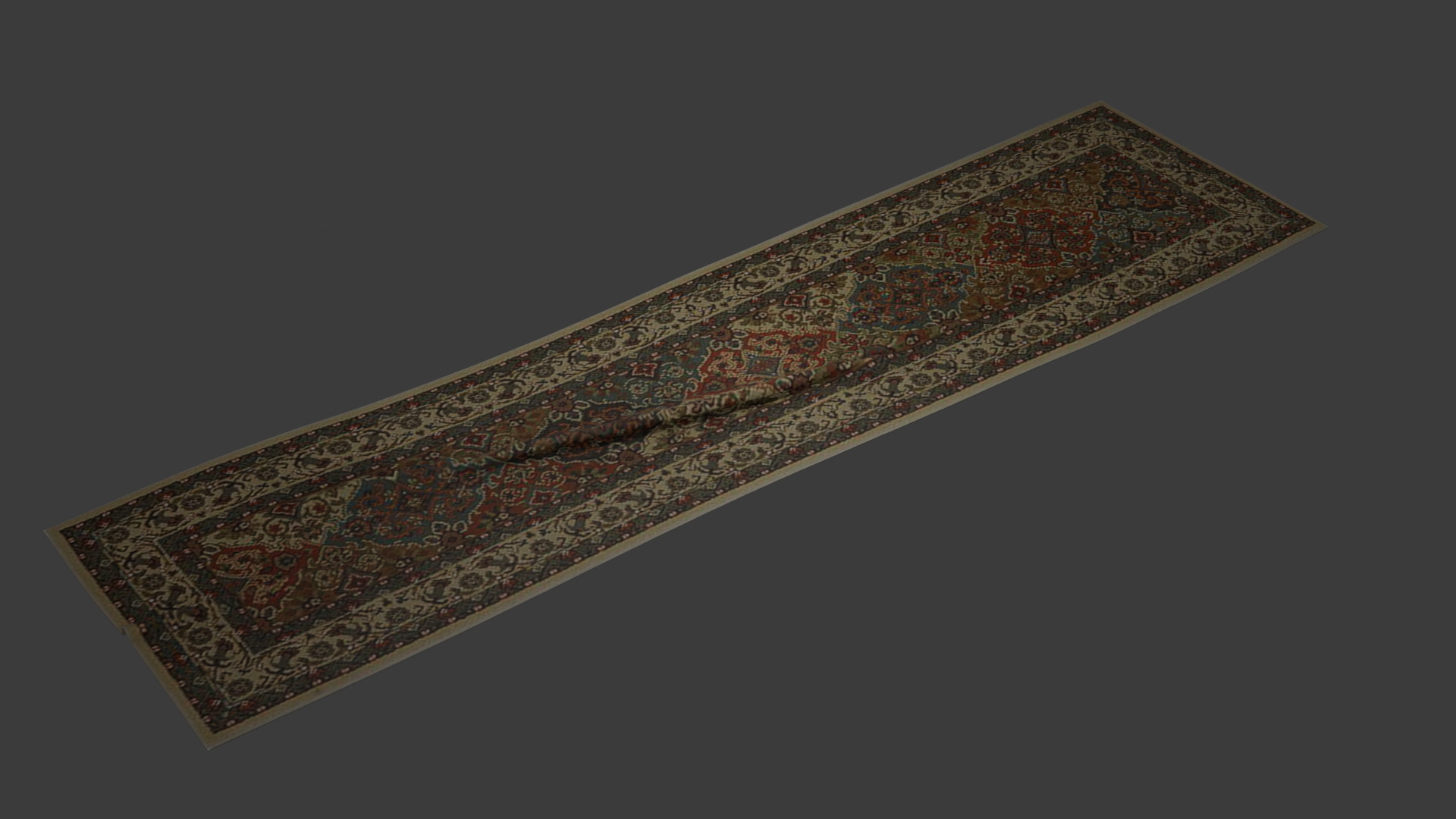 Rug Collection Low-poly 3D model_4