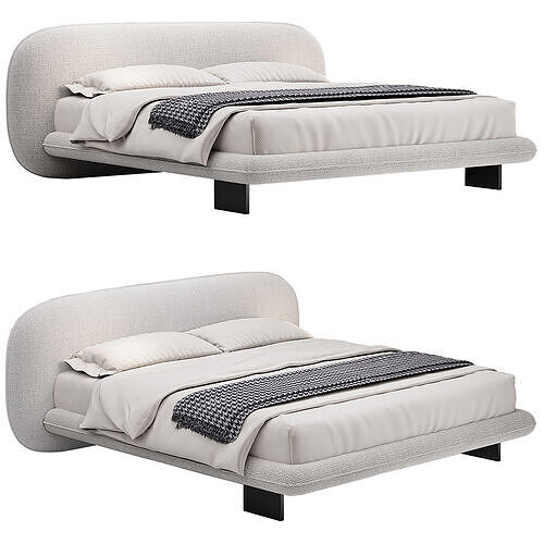 Wabi bed by saba 3D model