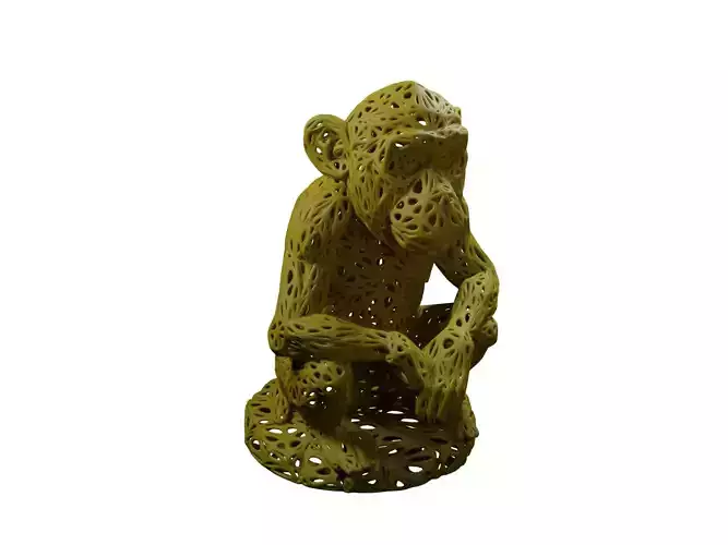 Monkey Voronoi Style