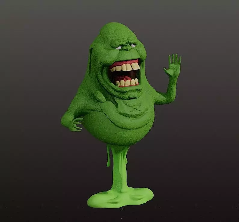 Ghost Busters Slimer 3D print model_0