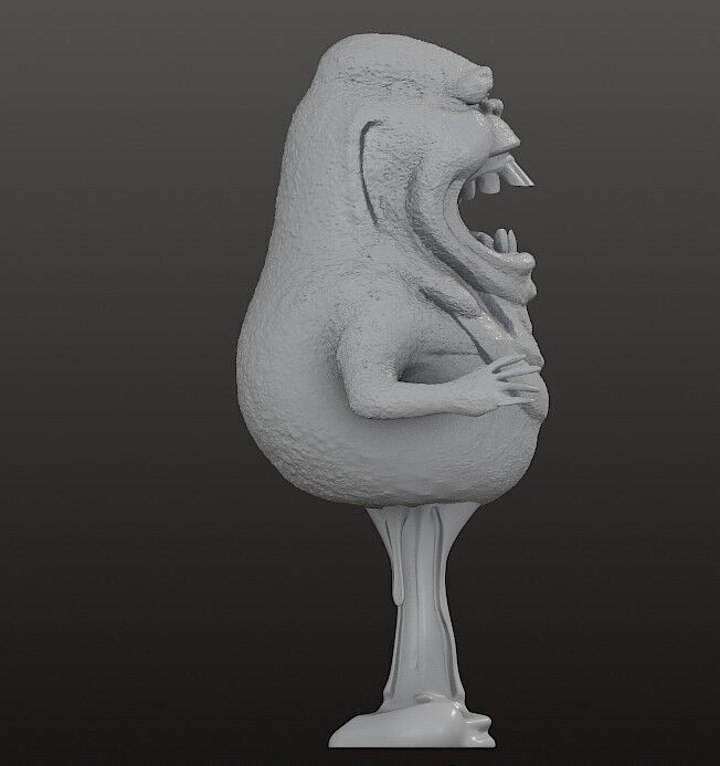 Ghost Busters Slimer 3D print model_7